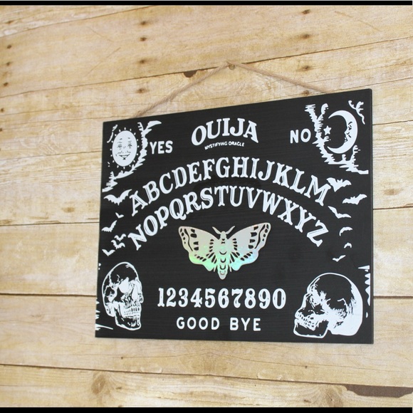 DECORATIVE WALL HANGING WOOD OUIJA BOARD NEW💀🎃 - Picture 14 of 16